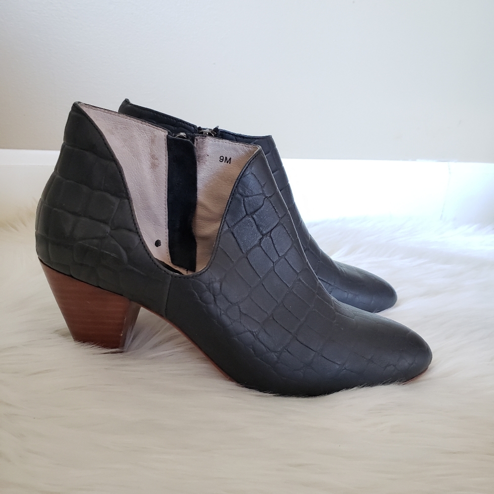 Matt Bernson Jagguar Black Leather Ankle Bootie - Size 9M - Picture 5 of 14
